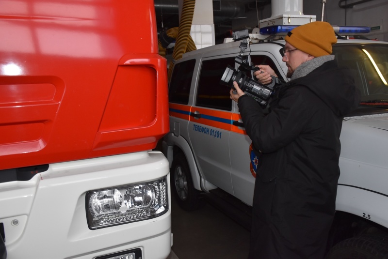 Журналисты Саранска прошли квест-погружение в мир пожарных и спасателей