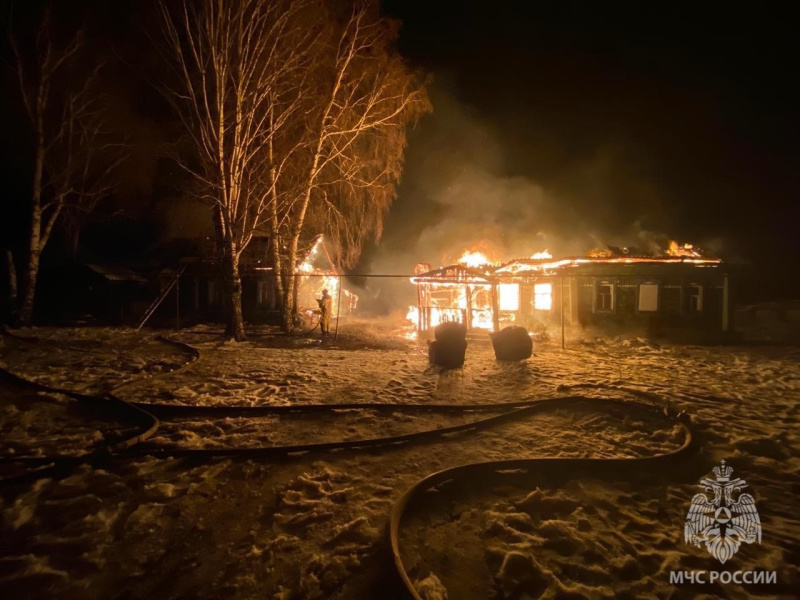 В Торбеевском районе сгорело два дома