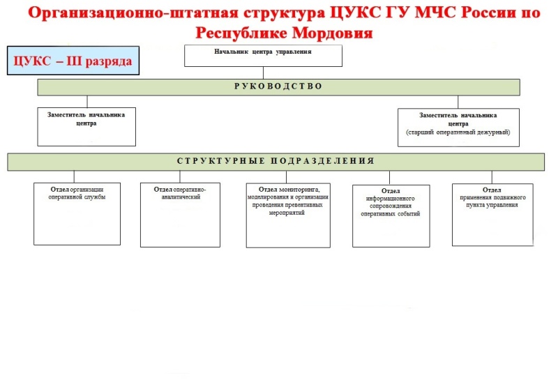 СТРУКТУРНАЯ СХЕМА ЦУКС